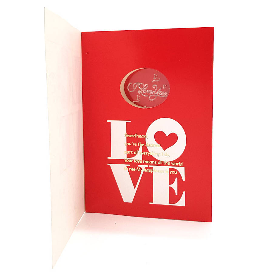 Valentines Day Musical Card- L O V E