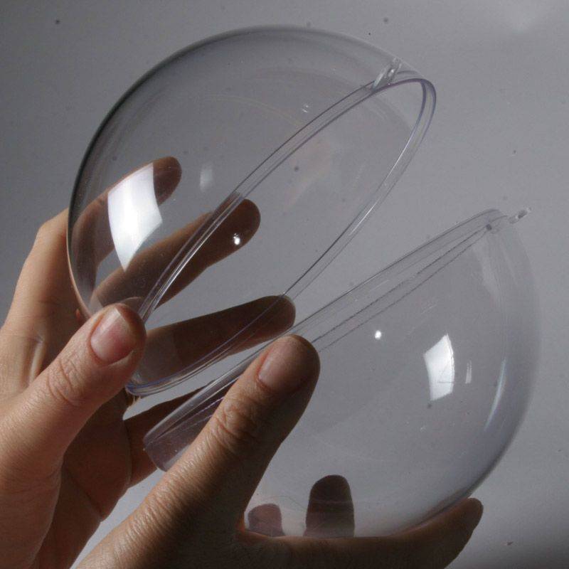 Clear Personal 8cm Christmas Tree Bauble - Christmas Ball