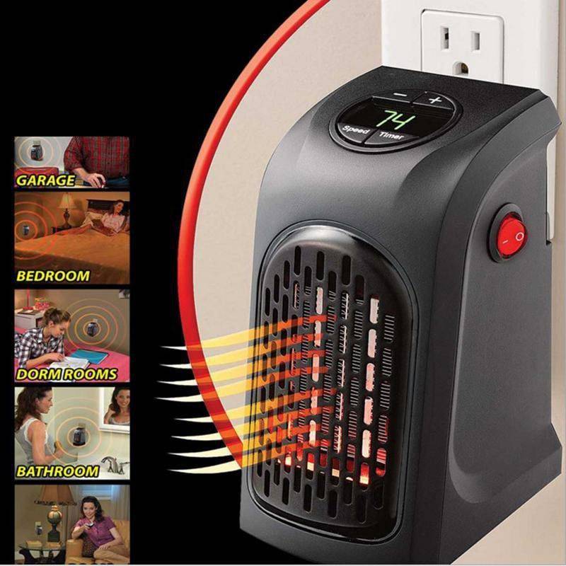 Bufftee Portable Handy Warm Wall Outlet Warm Air Blower Mini Heater