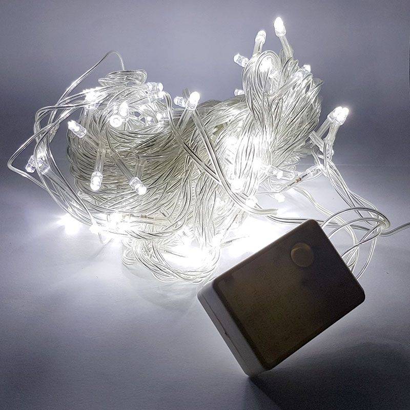 Bufftee LED String White Light Decorative Christmas Fairy Lights 8 Meter