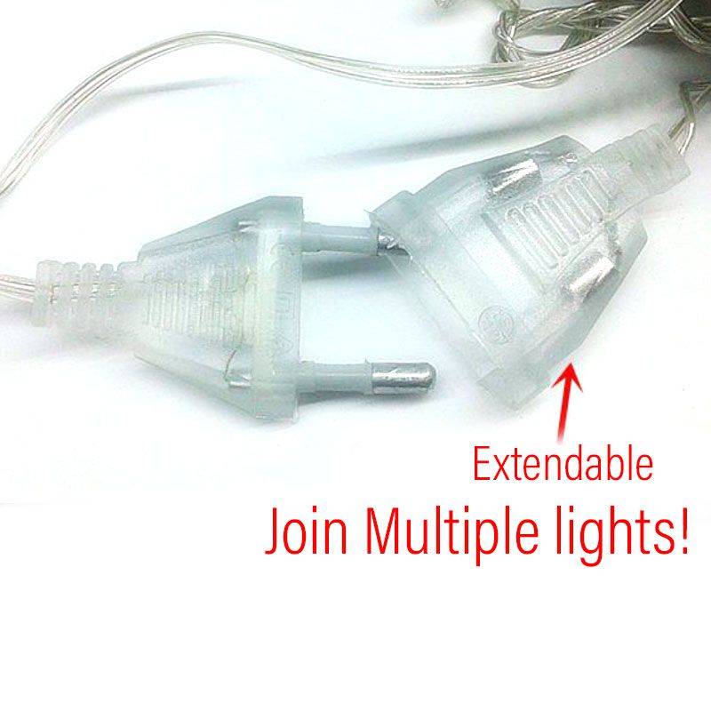 Bufftee LED String White Light Decorative Christmas Fairy Lights 8 Meter