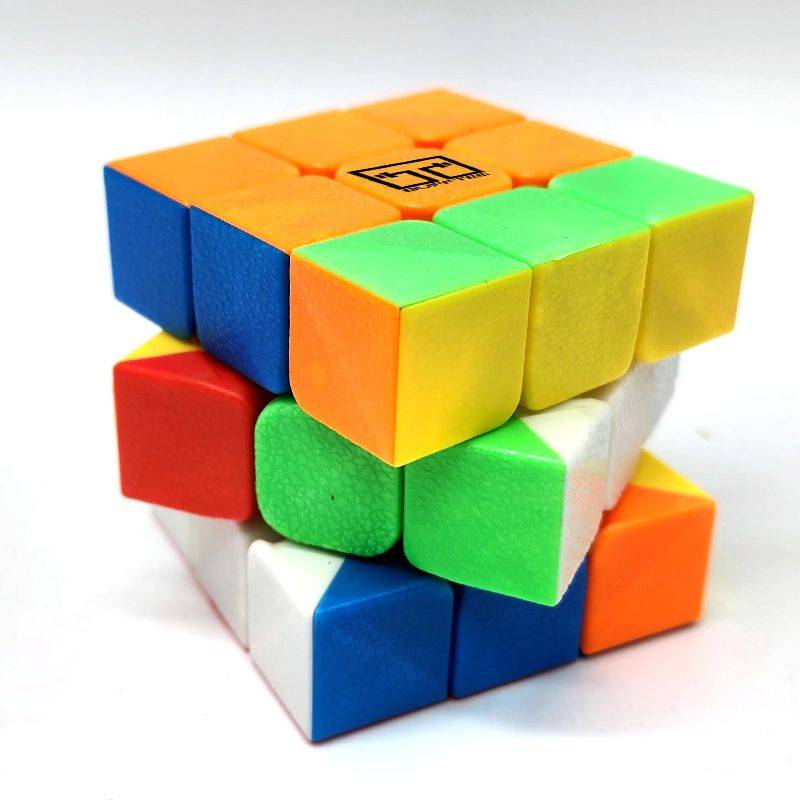 Bufftee Super Speed Cube 3x3 Rubik's Cube Inspired Colorway Puzzle Fidget