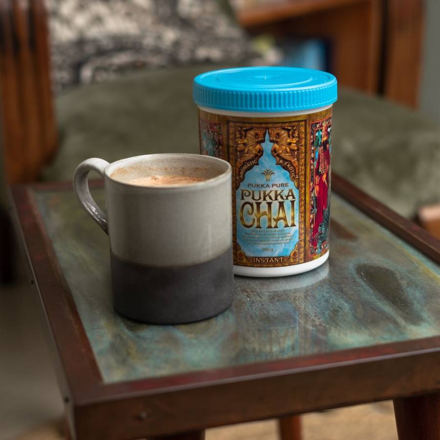 Ceramic mug - black/grey with handle