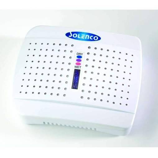 Solenco Rechargeable Mini Cupboard Dehumidifier - Solenco 1kg