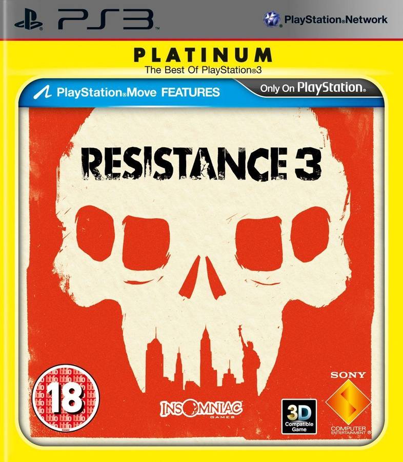 Resistance 3 - Platinum (PS3)(Pwned) - Sony (SIE / SCE) 120G