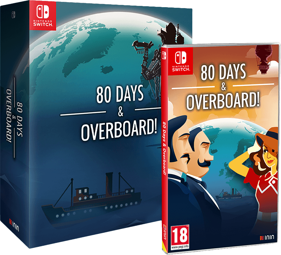 80 Days & Overboard! - Special Limited Edition (NS / Switch)(New) - ININ Games 2500G