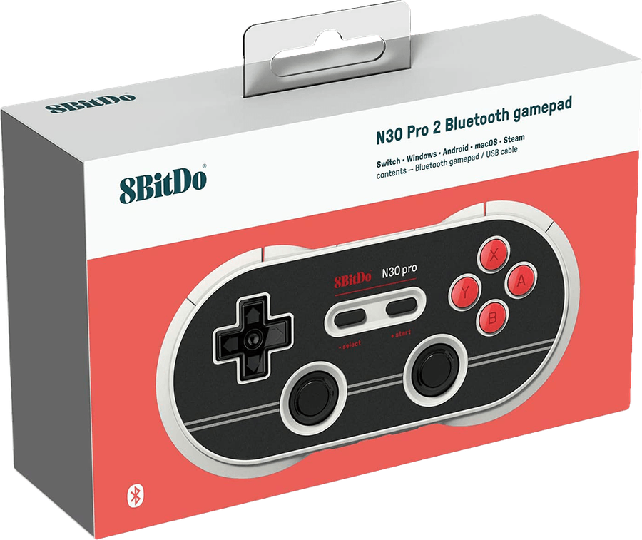 8Bitdo N30 Pro 2 USB / Wireless Controller - N Edition (PC / Switch)(New) - 8bitdo 500G