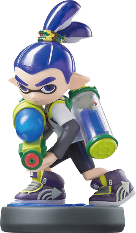 Amiibo Splatoon: Inkling Boy - Blue (New) - Nintendo 250G