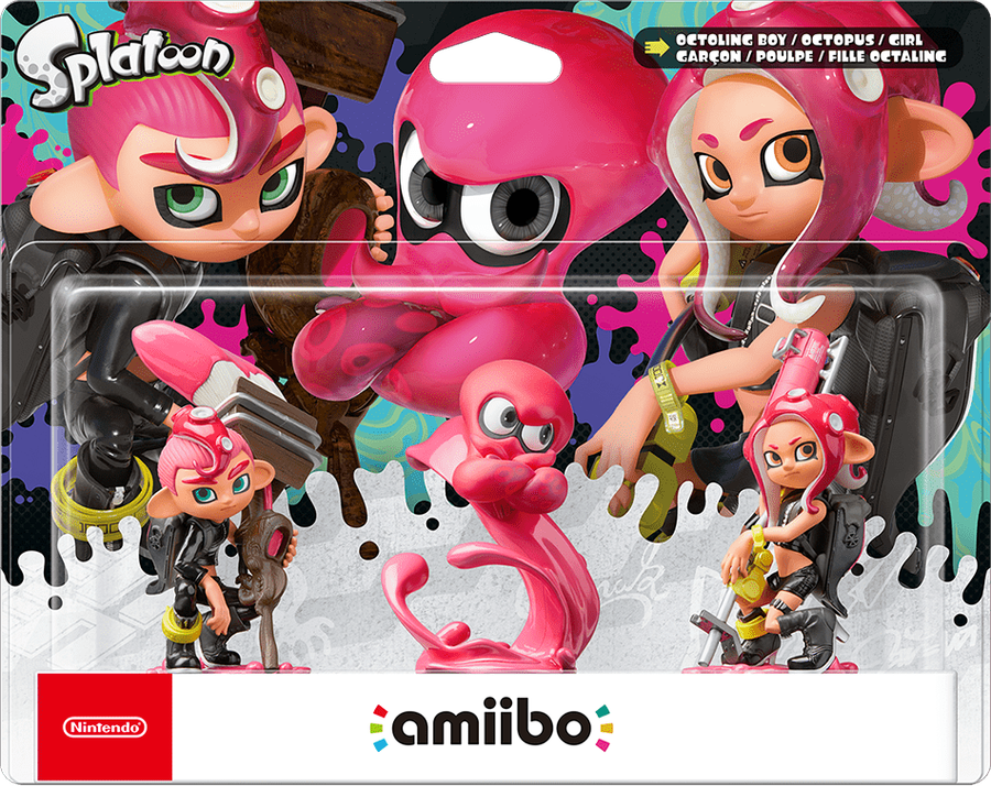 Amiibo Splatoon: Octoling Triple Pack (New) - Nintendo 700G