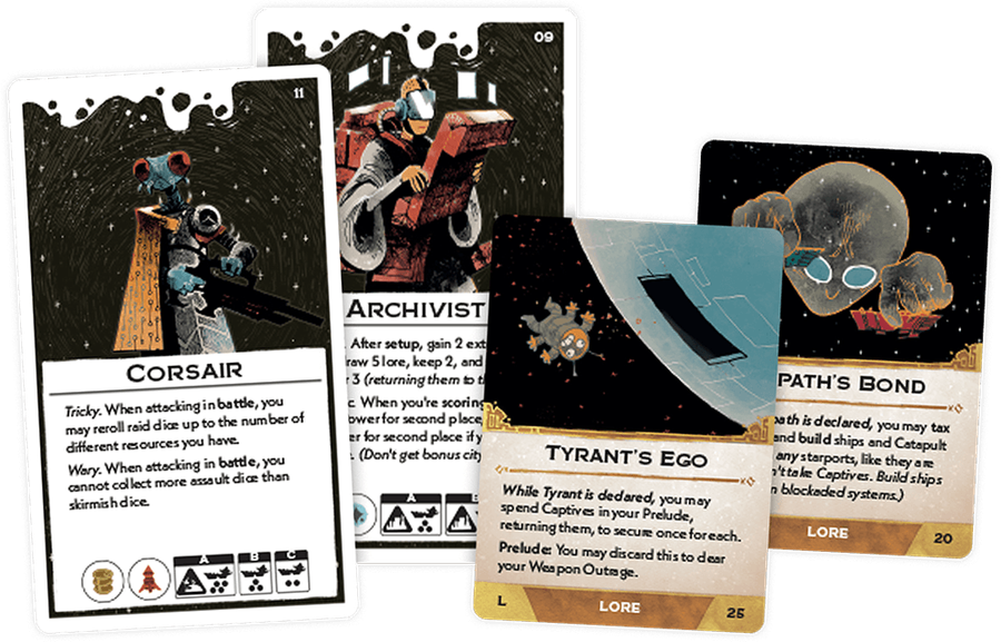 Arcs: Leaders & Lore Pack (New) - Leder Games 250G