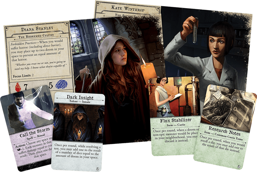 Arkham Horror: Dead of Night Expansion - Third Edition (New) - Fantasy Flight Games 750G