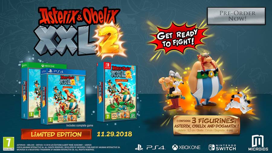 Asterix & Obelix XXL 2 - Limited Edition (NS / Switch)(New) - Microids 800G