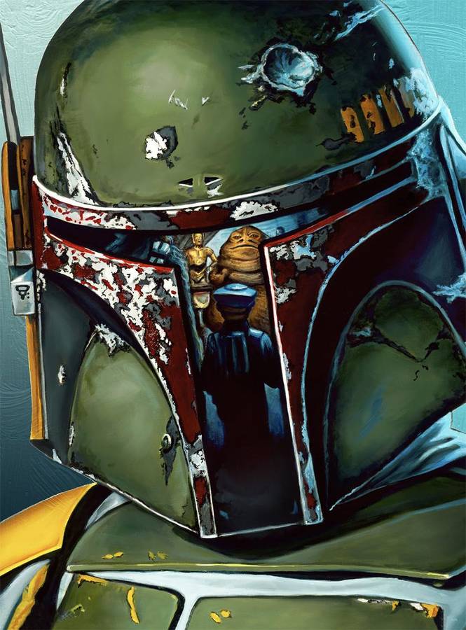 Star Wars: Fine Art Collection - Dangerous Negotiations - 1000 Piece Puzzle (New) - Buffalo Games &