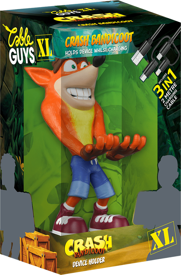 Cable Guys Phone & Controller Holder - Crash Bandicoot XL (New) - Exquisite Gaming 2000G