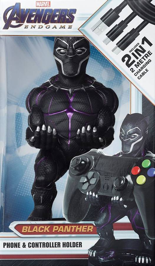 Cable Guys Phone & Controller Holder - Marvel Avengers: Endgame - Black Panther (New) - Exquisite