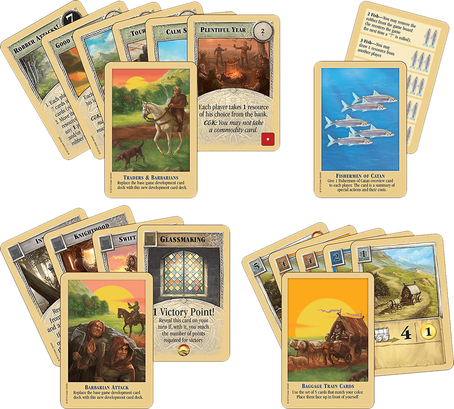Catan: Traders & Barbarians Expansion (New) - Catan Studio 1000G