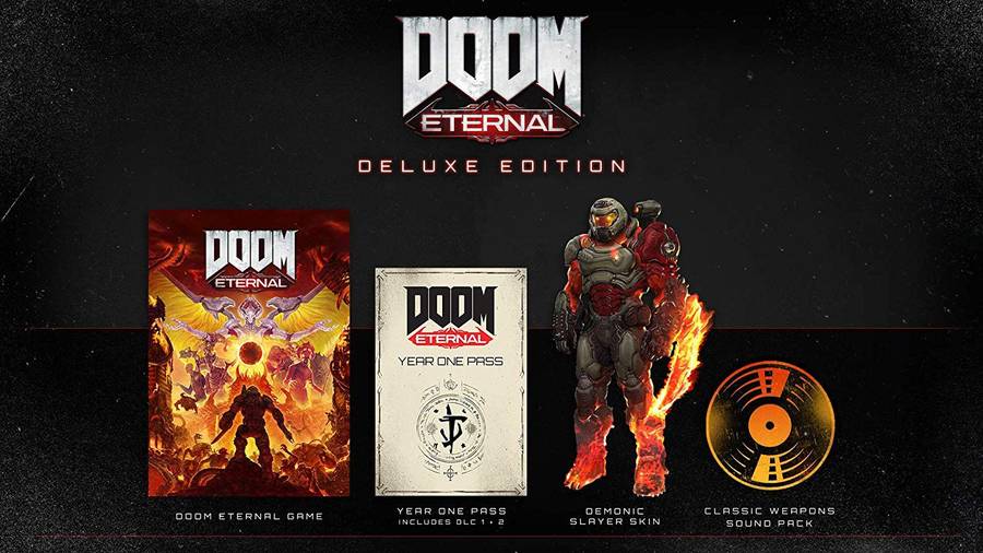 Doom: Eternal - Deluxe Edition (PS4)(New) - Bethesda Softworks 90G
