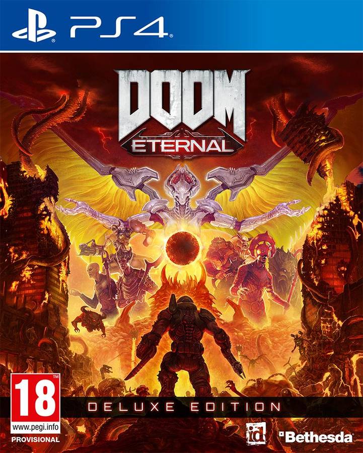 Doom: Eternal - Deluxe Edition (PS4)(New) - Bethesda Softworks 90G
