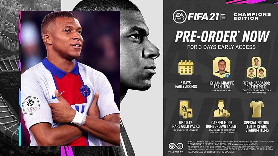 FIFA 21 - Champions Edition *Pre-Order* (PS4)(New) - Electronic Arts / EA Sports 90G