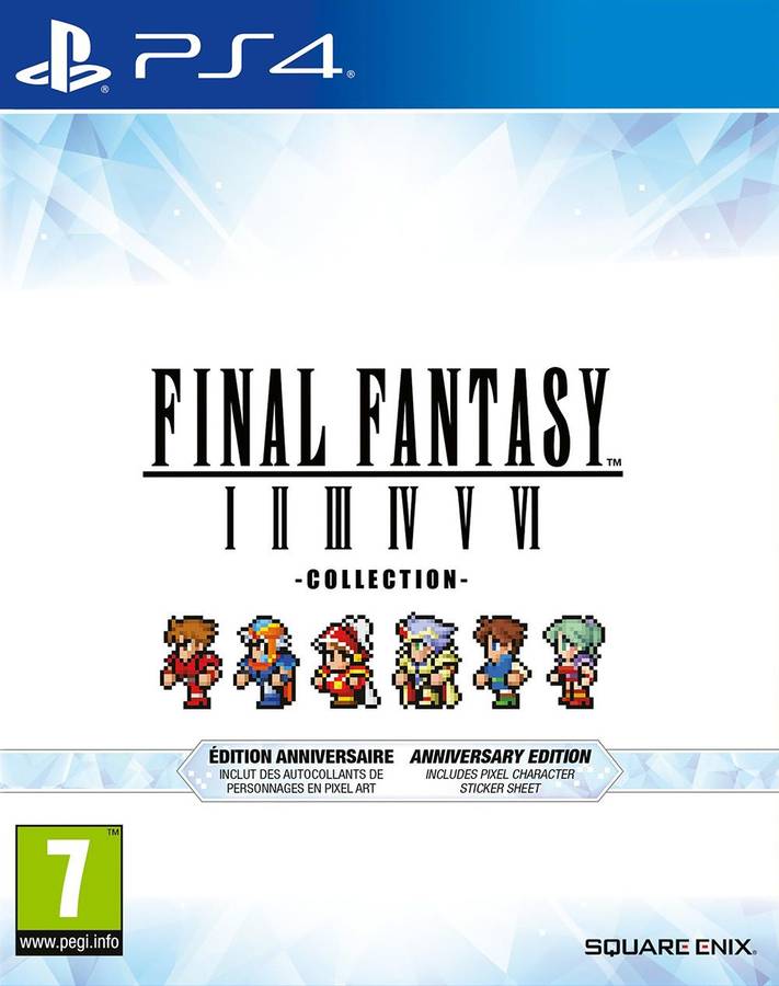 Final Fantasy I-VI Collection - Anniversary Edition (PS4)(New) - Square Enix 90G