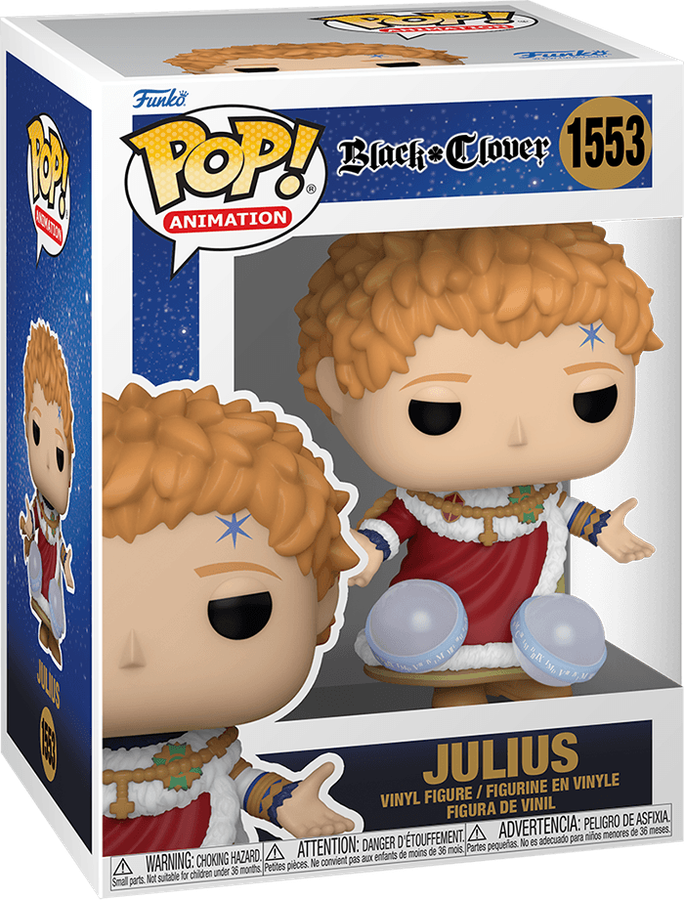 Funko Pop! Animation 1553: Black Clover - Julius Casting Spell Vinyl Figure (New) - Funko 440G