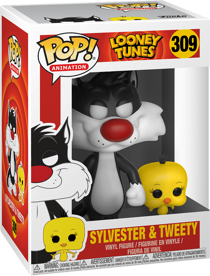 Funko Pop! Animation: Looney Tunes - Sylvester & Tweety Vinyl Figure (New) - Funko 300G