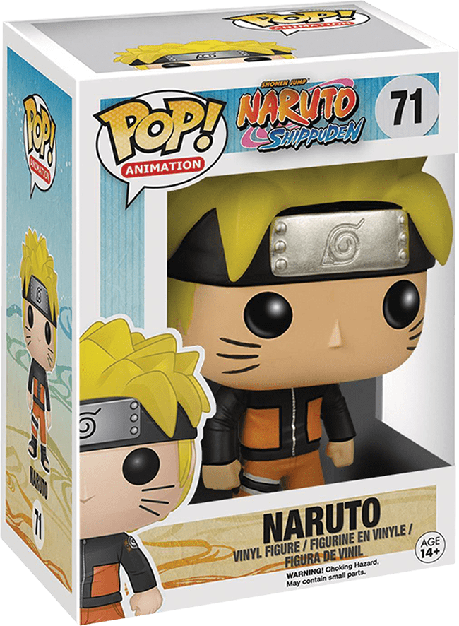 Funko Pop! Animation 71: Naruto Shippuden - Naruto Uzumaki Vinyl Figure (New) - Funko 300G