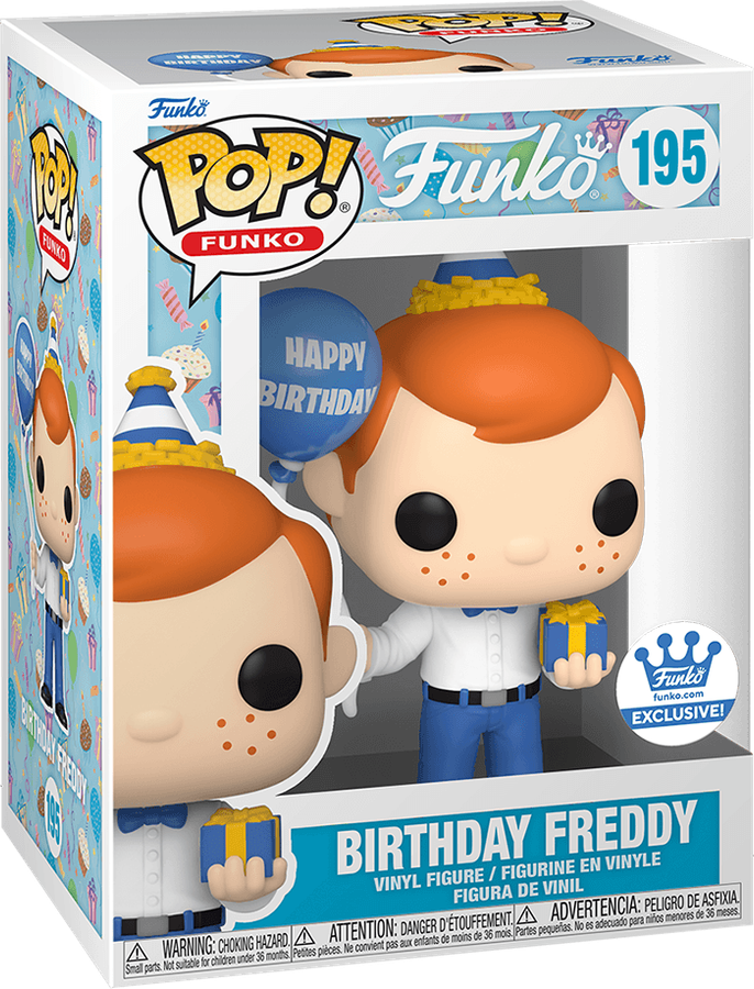 Funko Pop! Freddy Funko 195: Birthday Freddy Vinyl Figure (New) - Funko 440G