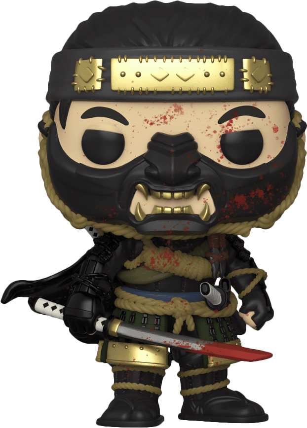 Funko Pop! Games 621: Ghost of Tsushima - Jin Sakai Vinyl Figure (Bloody)(New) - Funko 440G