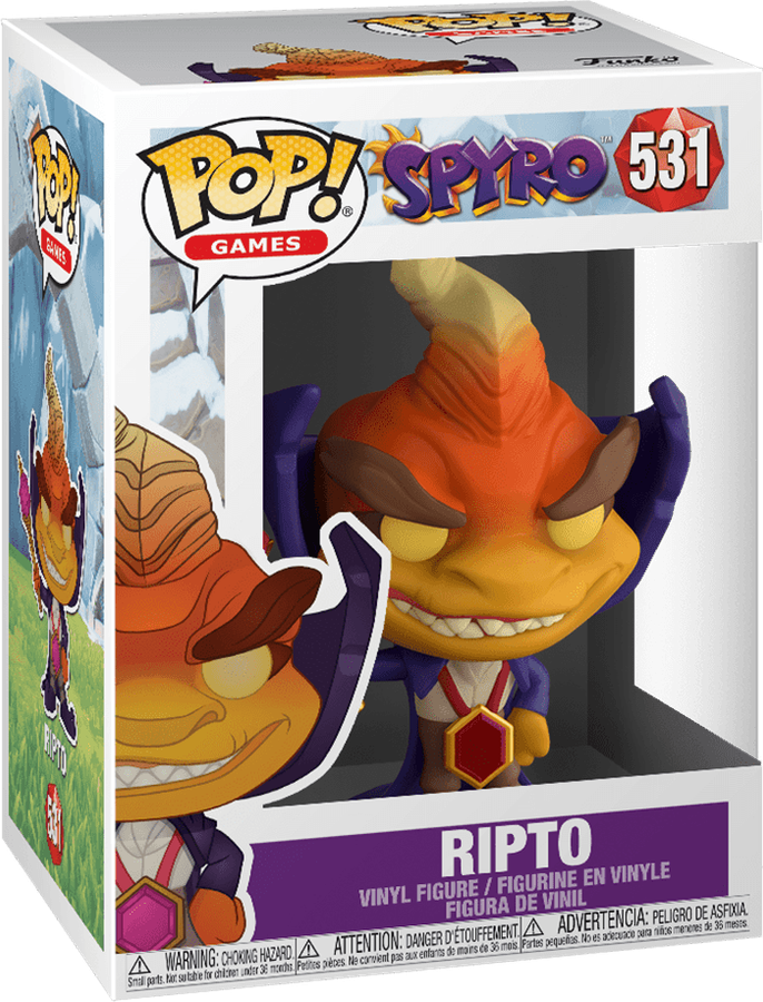 Funko Pop! Games 531: Spyro the Dragon - Ripto Vinyl Figure (New) - Funko 440G