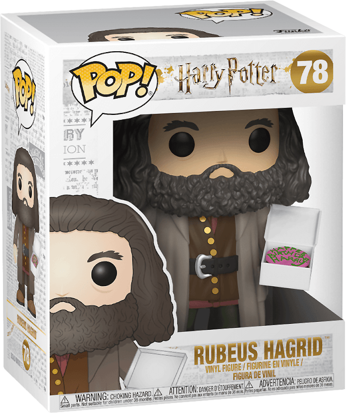 Funko Pop! Harry Potter 78 - Rubeus Hagrid with Cake Super Sized 6'' Vinyl Figure (New) - Funko 900G