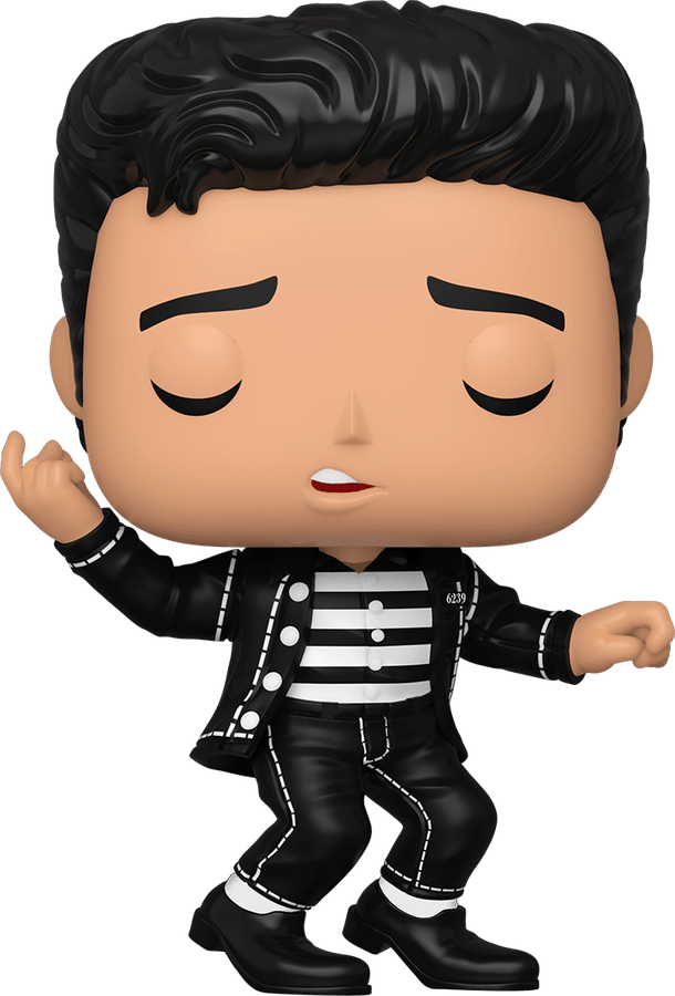 Funko Pop! Rocks 186: Elvis Presley - Elvis Jailhouse Rock Vinyl Figure (New) - Funko 440G