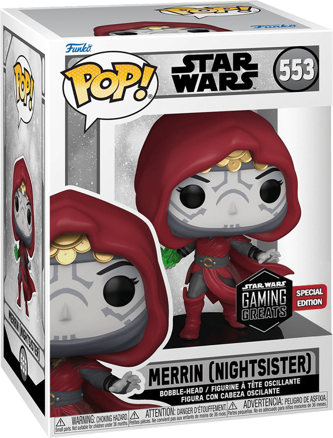 Funko Pop! Star Wars 553: Jedi: Fallen Order - Merrin Vinyl Bobble-Head *See Note*
