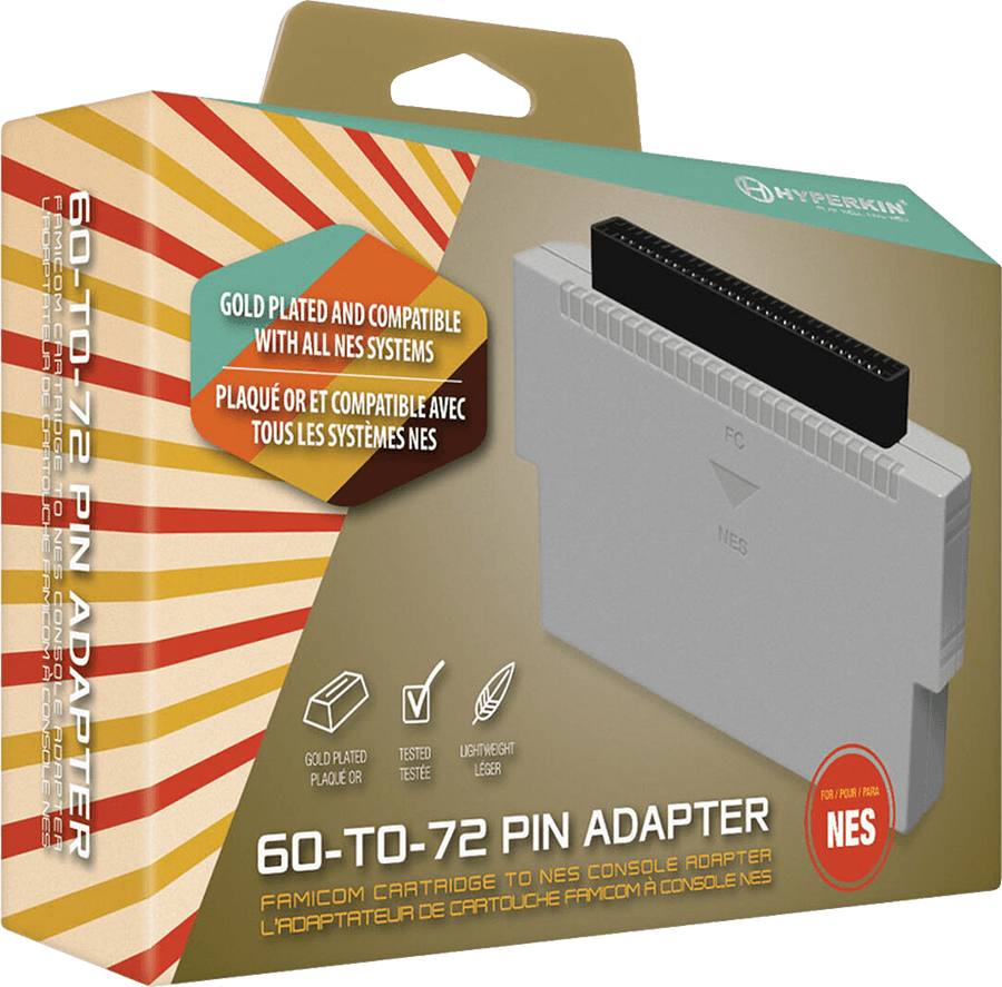 Hyperkin 60-to-72 Pin Cartridge Adapter (NES)(New) - Hyperkin 300G