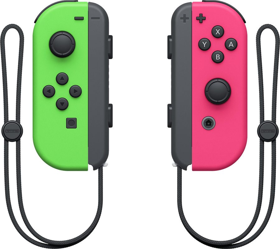 Nintendo Switch Joy-Con Controller Pair - Neon Green / Neon Pink (NS / Switch)(New) - Nintendo 200G