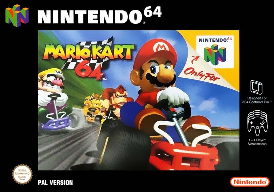 Mario Kart 64 (Cart Only)(N64)(Pwned) - Nintendo 130G