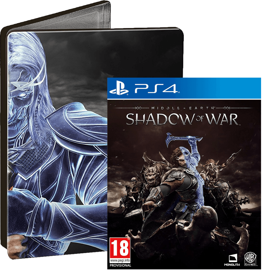 Middle-Earth: Shadow of War - Steelbook Edition (PS4)(Pwned) - Warner Bros. Interactive