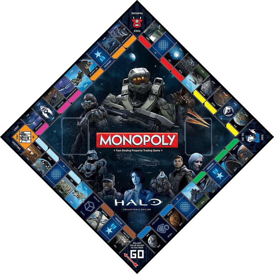 Monopoly: Halo - Collector's Edition (New) - Winning Moves 1000G