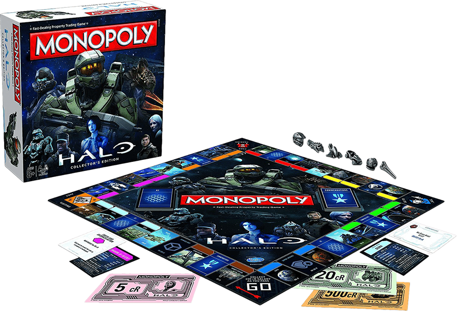 Monopoly: Halo - Collector's Edition (New) - Winning Moves 1000G