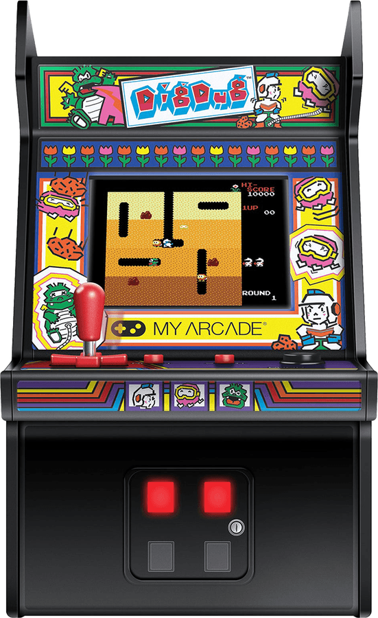 Micro Player Retro Arcade - Dig Dug (New) - My Arcade 1500G