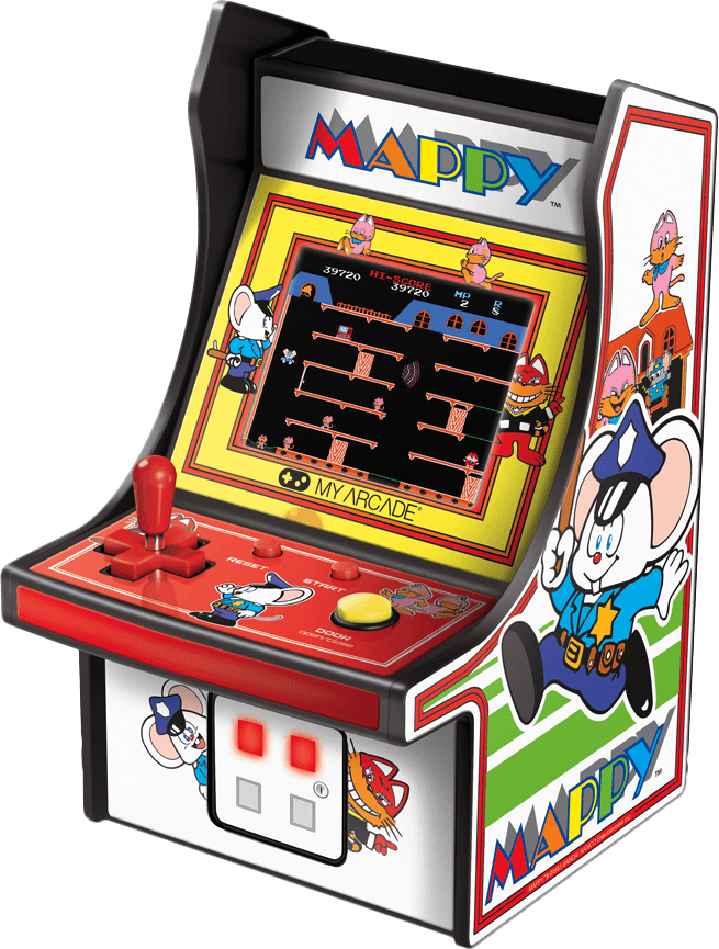 Micro Player Retro Arcade - Mappy (New) - My Arcade 1500G