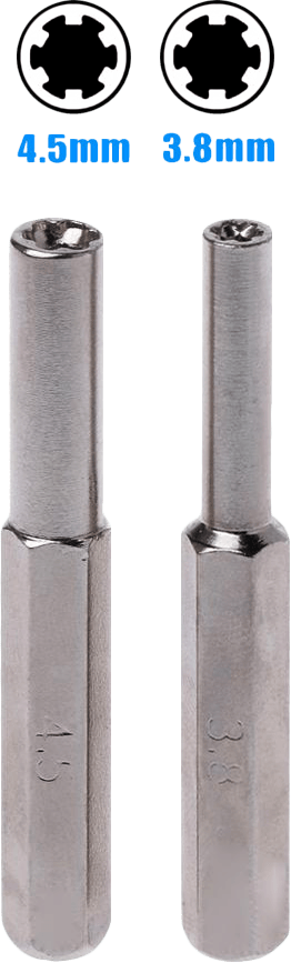 Nintendo Gamebit Security Screwdriver - 3.8mm + 4.5mm Socket Set (New) - Various 50G