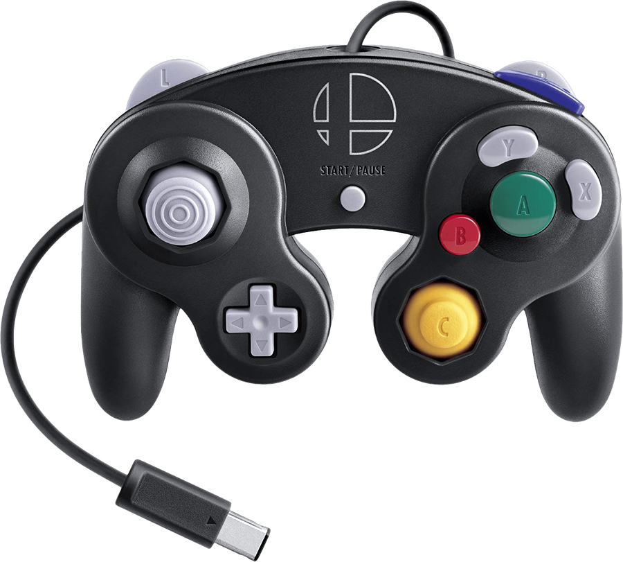 Nintendo GameCube Controller - Super Smash Bros. Ultimate Edition - Black (NGC)(New) - Nintendo 400G