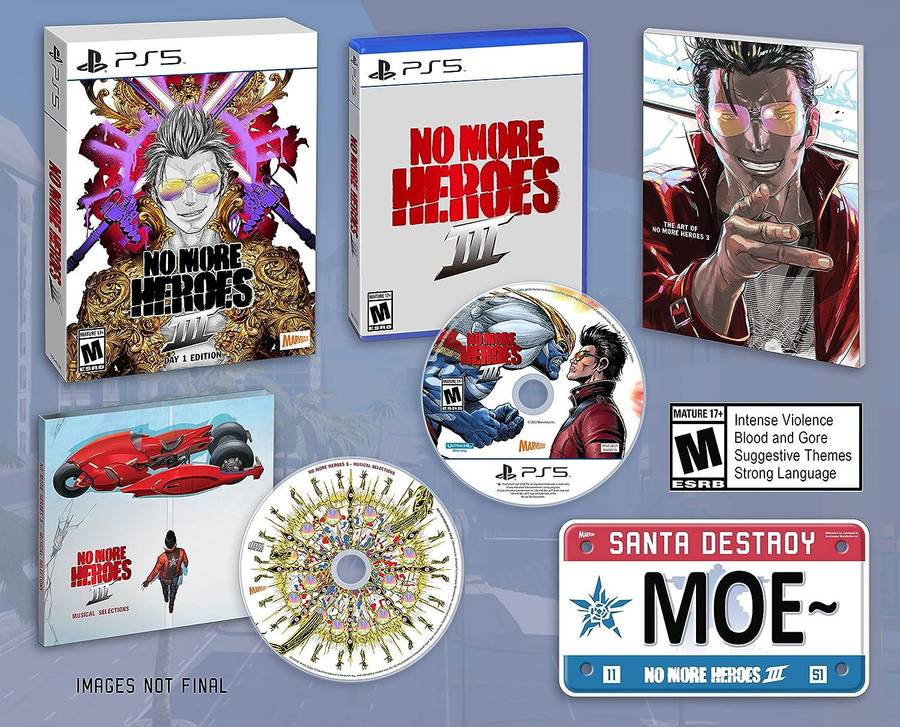 No More Heroes III - Day 1 Edition (NTSC/U)(PS5)(New) - Marvelous Games 250G