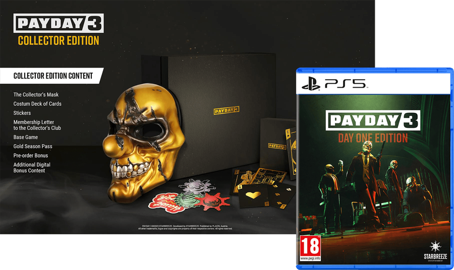 Payday 3 - Collector's Edition (PS5)(New) - Deep Silver (Koch Media) 2500G