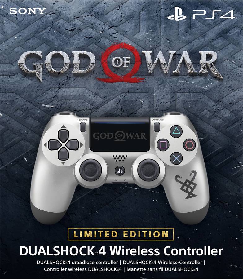 PlayStation 4 DualShock 4 Controller v2 - God of War Limited Edition (PS4)(New) - Sony (SIE / SCE)