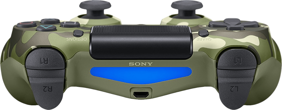 PlayStation 4 DualShock 4 Controller v2 - Green Camouflage (PS4)(New) - Sony (SIE / SCE) 1000G