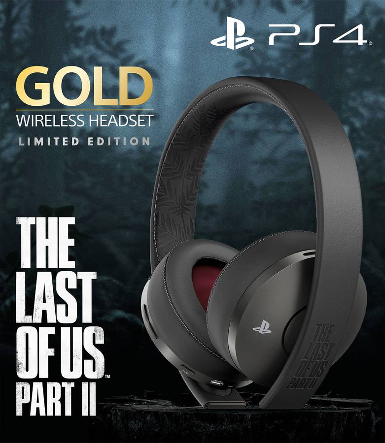 PlayStation 4 Gold Wireless Headset - The Last of Us: Part II Limited Edition (PS4 / PS3 / PS