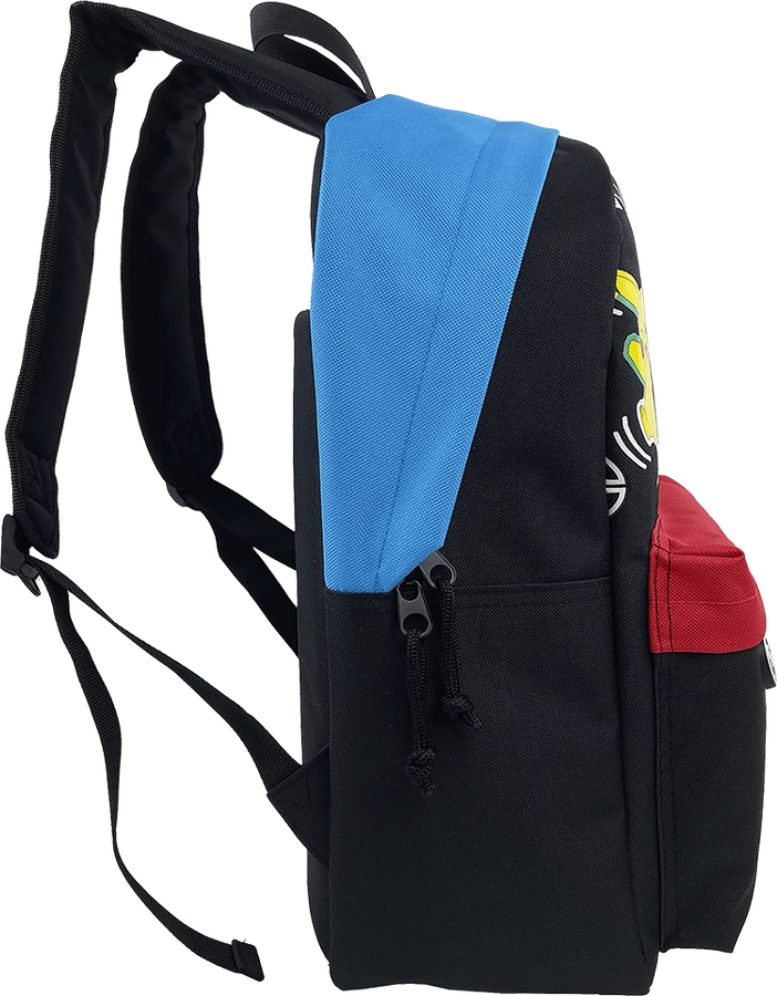 Pokemon: Pikachu 025 Colourful Backpack - 40cm Trolley-Adaptable (New) - CYP Brands 800G