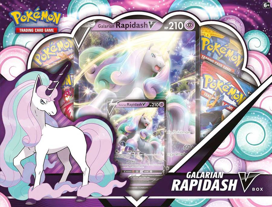Pokemon TCG: Galarian Rapidash V Box (New) - The Pokemon Company 500G